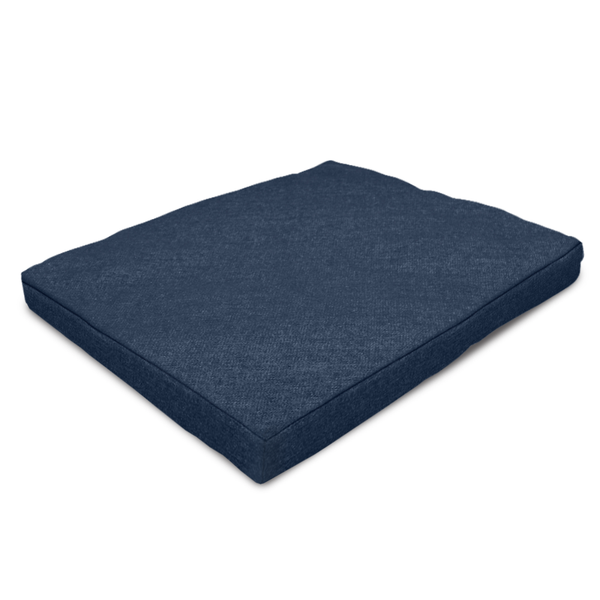 Blue cushion on a white background