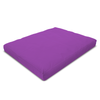 Purple mattress pad on a white background