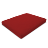 Red mattress pad on a white background