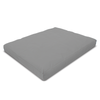 Gray mattress cover on a white background