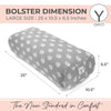 Organic Cotton Yoga Bolster Set with Carry Bag