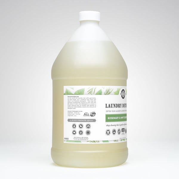 Rosemary & Mint Liquid Laundry Detergent | Natural, Concentrated & Eco-Friendly