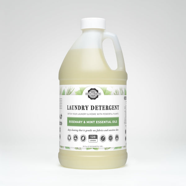 Rosemary & Mint Liquid Laundry Detergent | Natural, Concentrated & Eco-Friendly