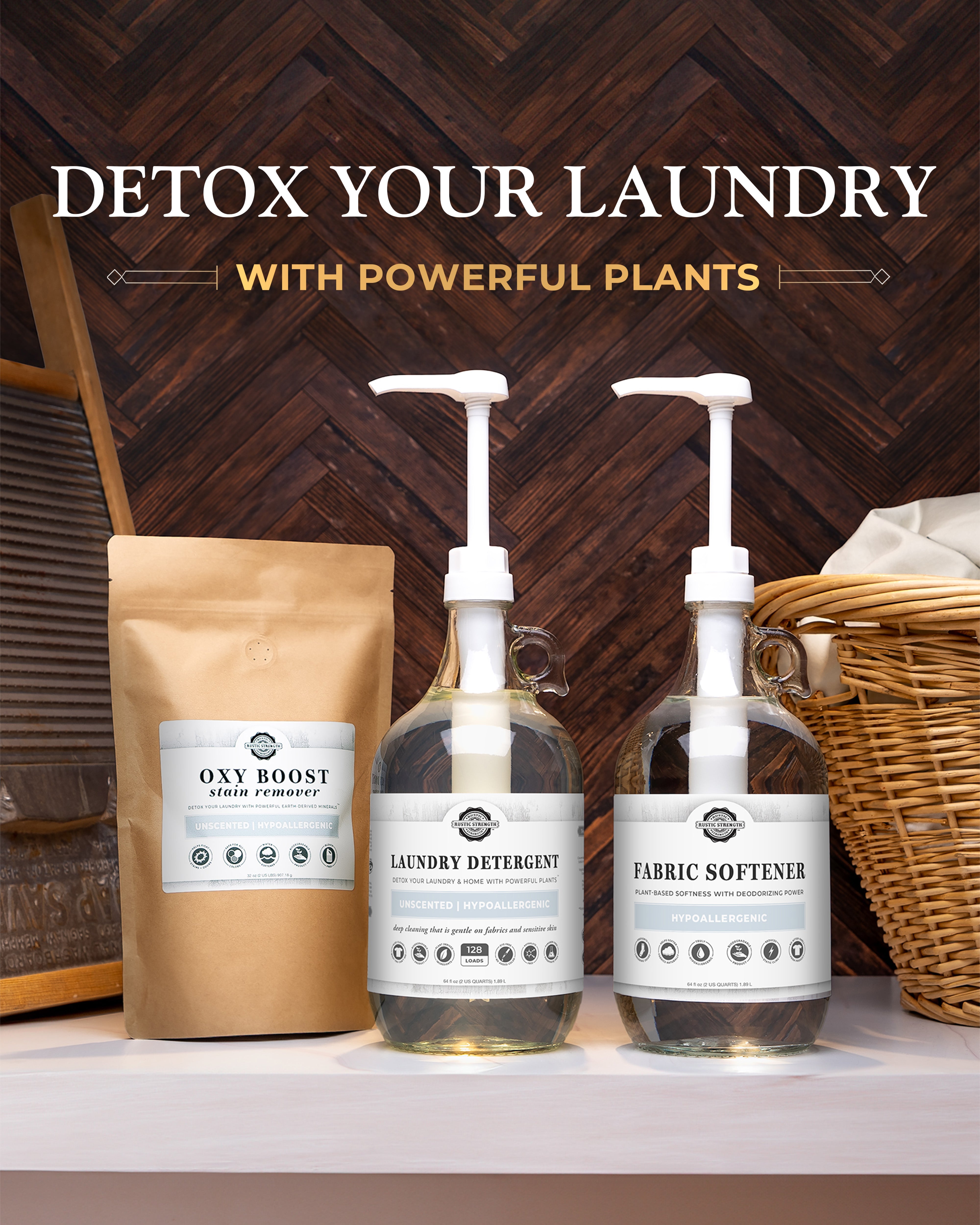 Lavender & Lemon Liquid Laundry Detergent – Natural, Concentrated & Plant-Based