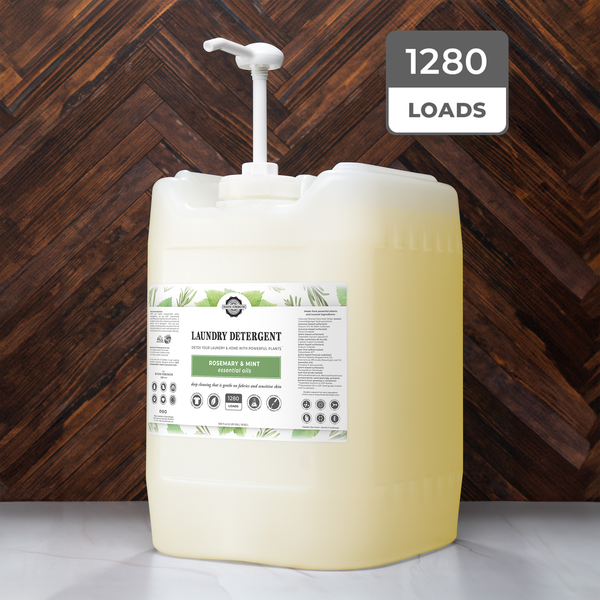 Rosemary & Mint Liquid Laundry Detergent | Natural, Concentrated & Eco-Friendly