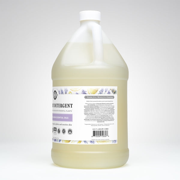 Lavender & Lemon Liquid Laundry Detergent – Natural, Concentrated & Plant-Based