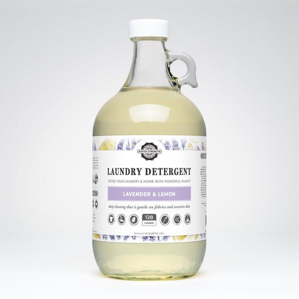 Lavender & Lemon Liquid Laundry Detergent – Natural, Concentrated & Plant-Based