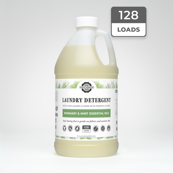 Rosemary & Mint Liquid Laundry Detergent | Natural, Concentrated & Eco-Friendly