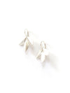 Fair Anita silver leaf cluster earrings, sustainable and ethically made gift for women