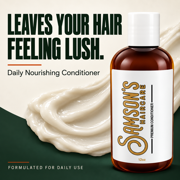 Samson's Daily Nourishing Conditioner – Shea Butter & Avocado Oil, 12 oz