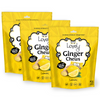 Three-pack of Lovely Candy Company Lemon Ginger Chews