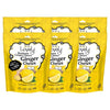 Pack of Lovely Ginger Chews lemon flavor on a white background