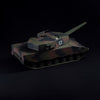 Painted Leopard 2 metal model kit close-up