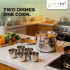 Stainless Steel Instant Pot Insert Pans – 2 Tier Stackable for 6 Qt & 8 Qt Pressure Cookers