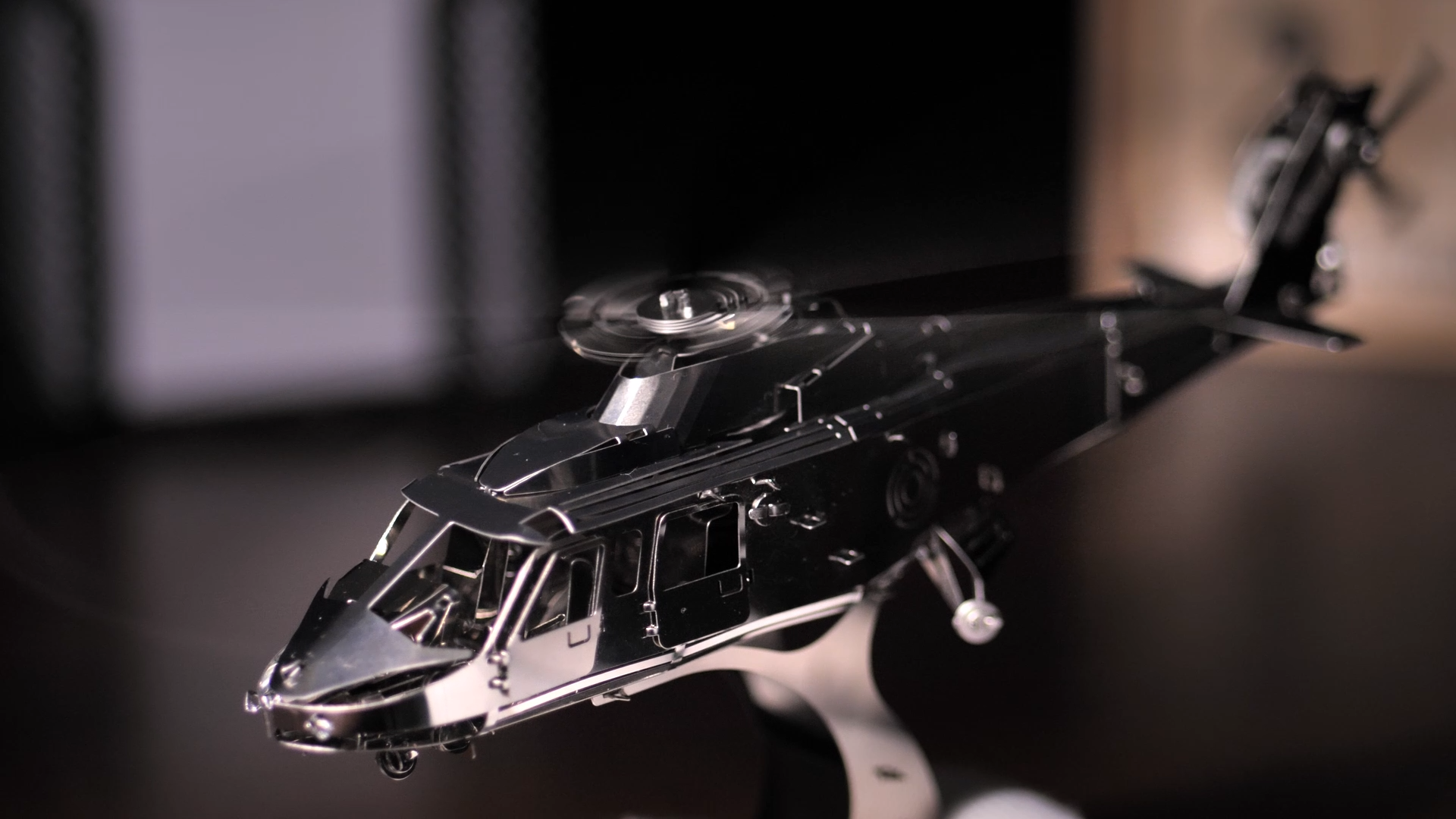 Lifting Spirit Helicopter Mechanical Model Kit - Metal Time