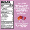 Organic Lollipops nutrition facts panel