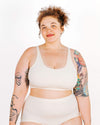 Longline Bra in Plain Black – Thunderpants USA