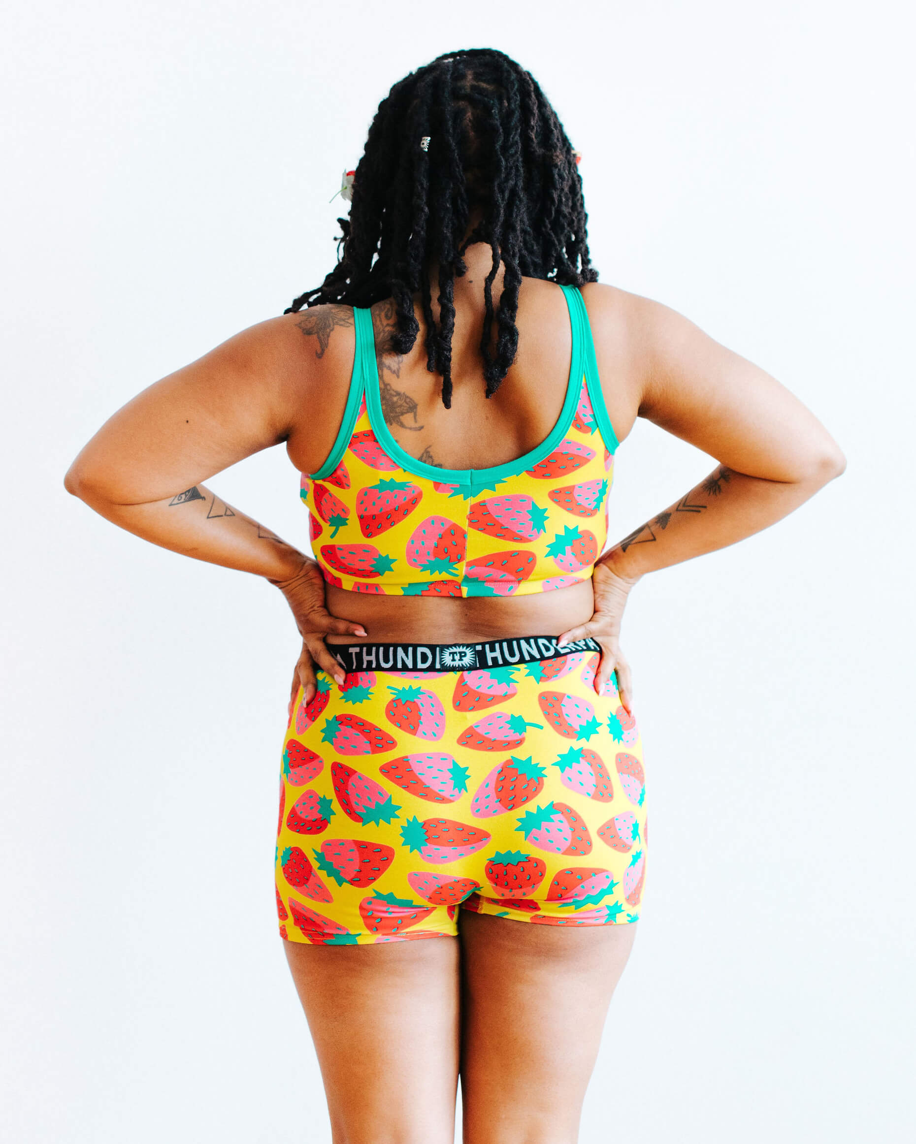 Longline Bra Strictly Strawberry