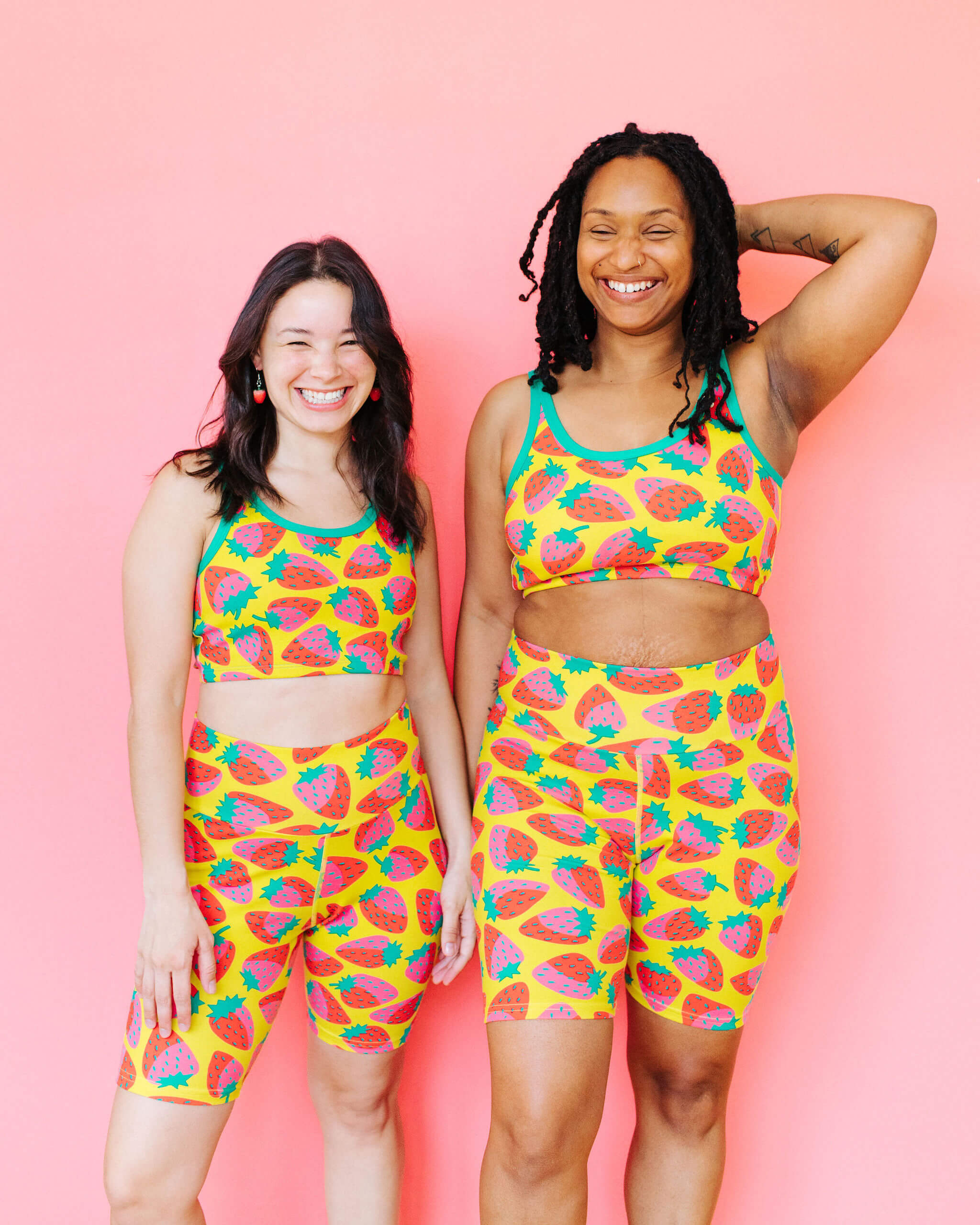 Longline Bra Strictly Strawberry