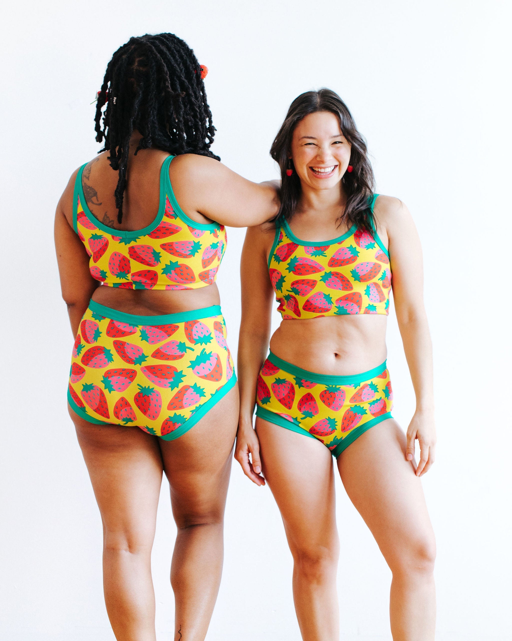 Longline Bra Strictly Strawberry