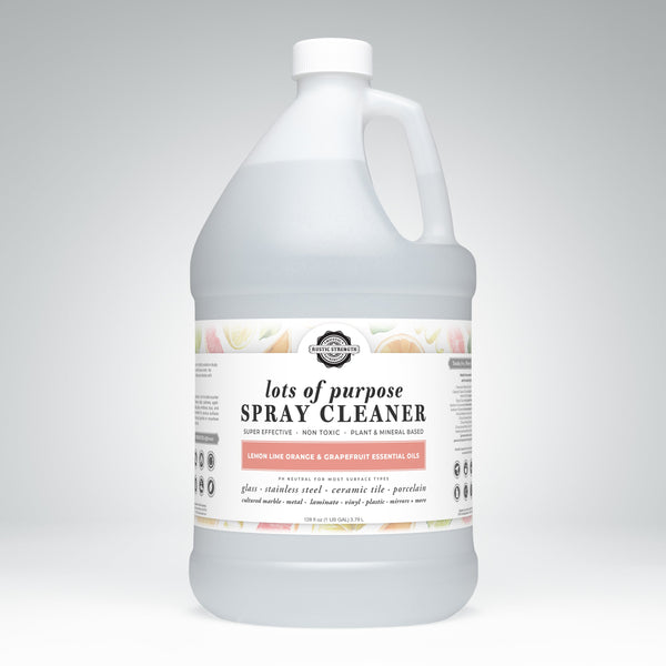 Rustic Strength Lots of Purpose eco-friendly multi-purpose cleaner gallon size citrus essential oil scent