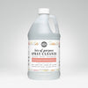 Gallon bottle of 'lots of purpose' spray cleaner on a white background