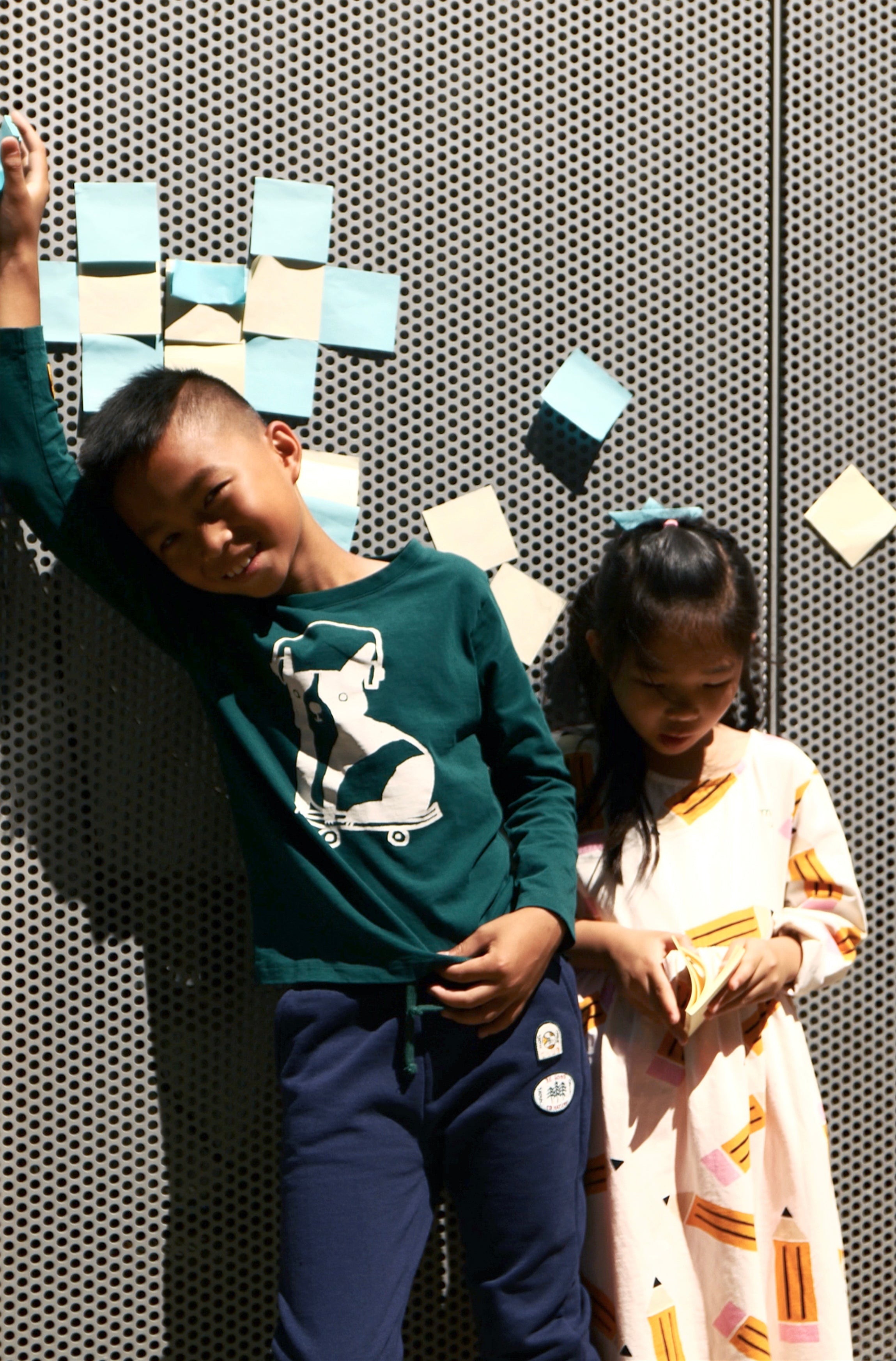 Recycled Jersey Pencil Kid Dress