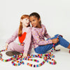 Mon Coeur Mini Hearts kids long sleeve top styled for everyday wear, sustainable children's clothing