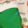 Recycled Cotton Fern Green Kid Short