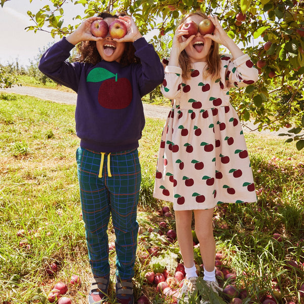 Recycled Cotton Red Apple Kid Sweatshirt