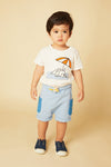 Recycled Cotton Blue Baby Short