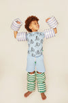 Recycled Cotton Placid Blue Kid Short