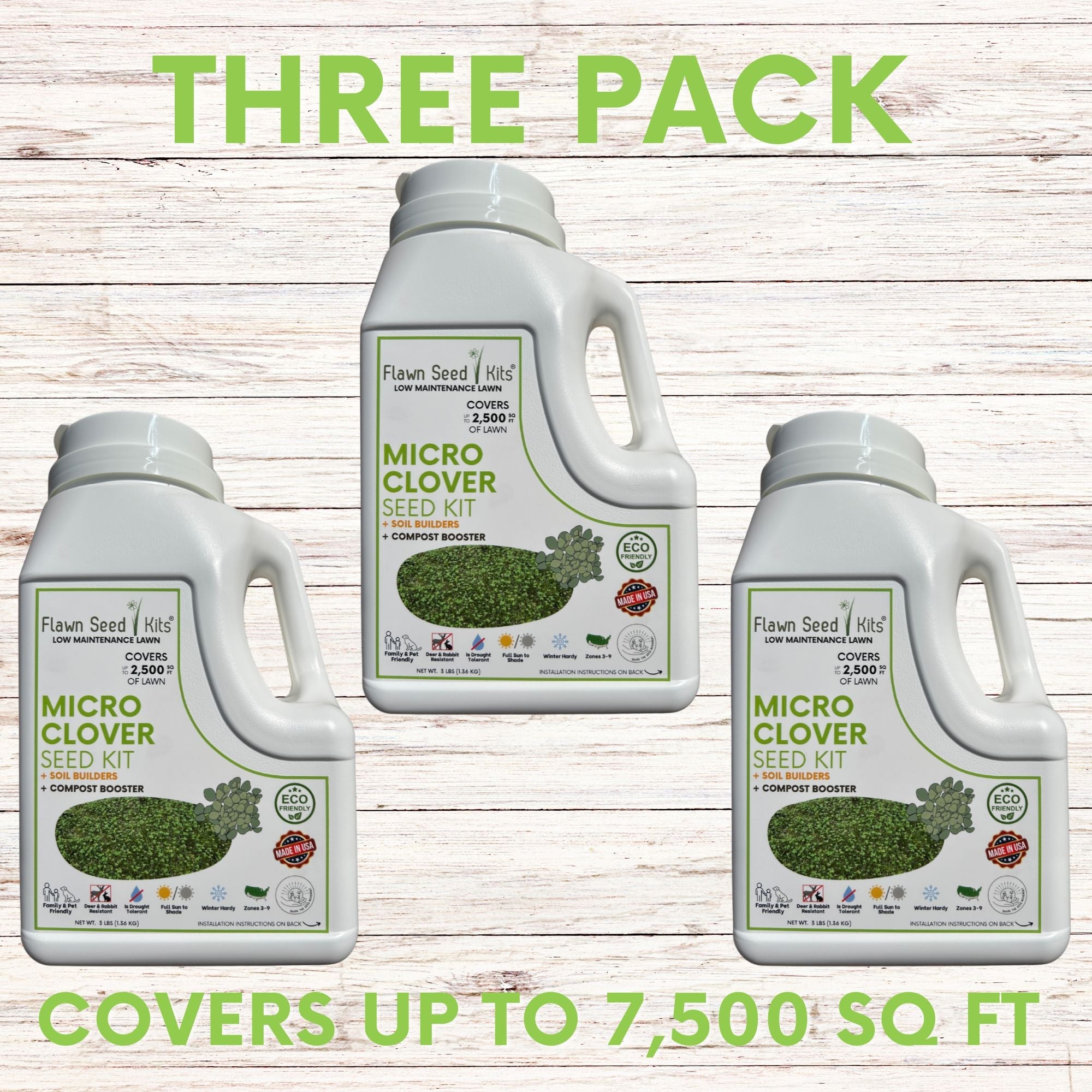 Micro Clover Easy Spread Shaker: Your Low-Sting, Kid-Friendly, Eco-Lawn Solution