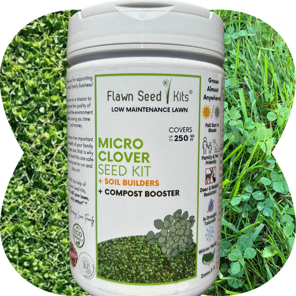 Micro Clover Easy Spread Shaker: Your Low-Sting, Kid-Friendly, Eco-Lawn Solution