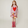 Mon Coeur Kids Checkered Twirl Skirt styled for play — sustainable, soft, and made in Portugal
