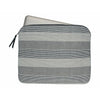 HHPLIFT Havana 13-inch laptop sleeve with corded stripe detail — fair trade tech accessory made by indigenous artisans