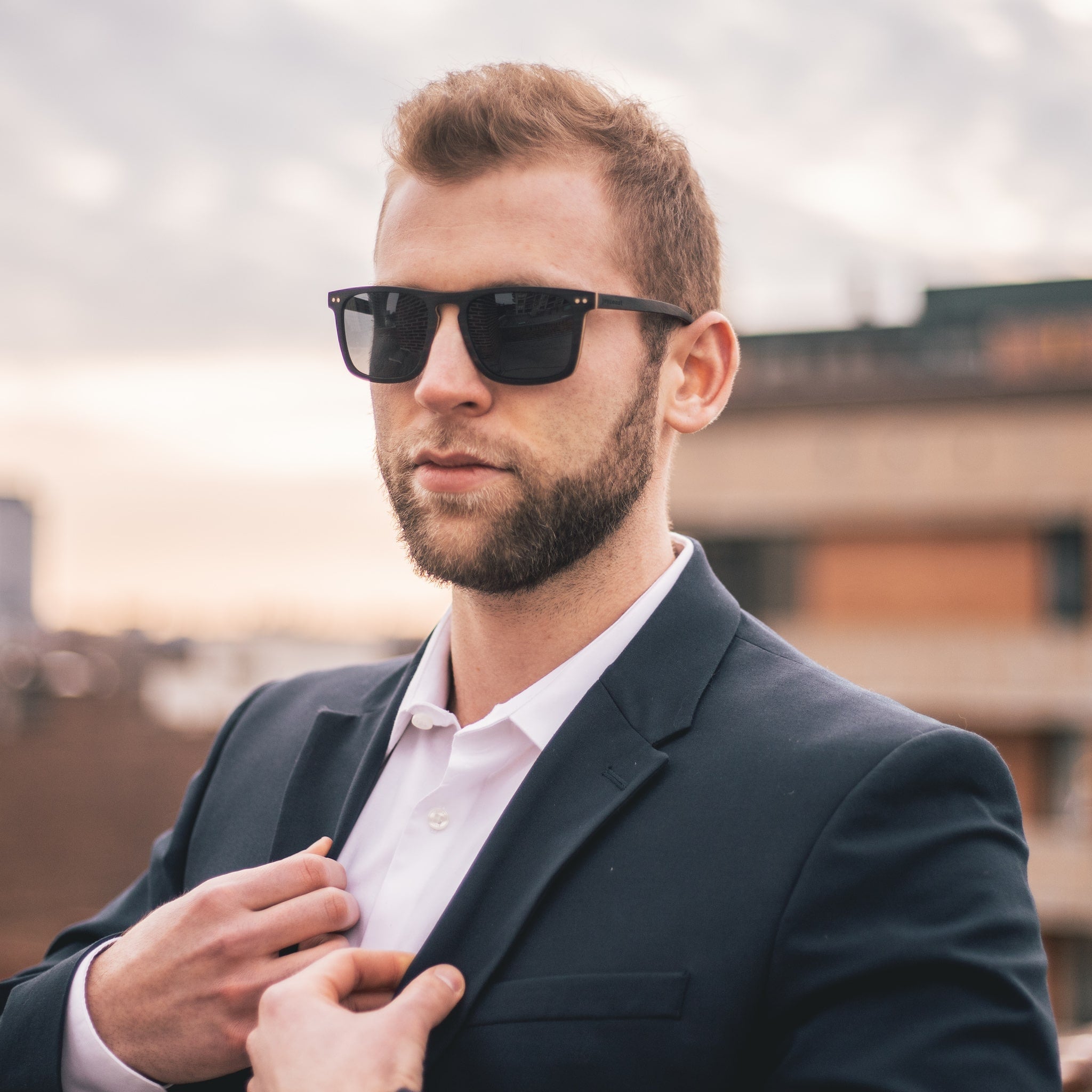 Blu Wayfinder Maple Wood Sunglasses – Polarized & UV Protection