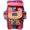 Mini Recycled Travel Backpack Ravi made from upcycled burlap rice bags