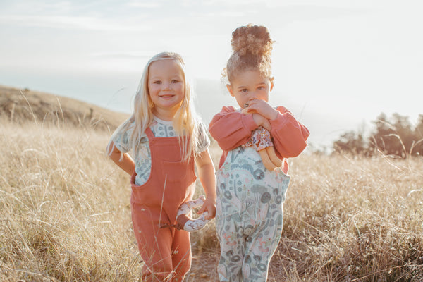 Waffle Overalls - Terra Cotta