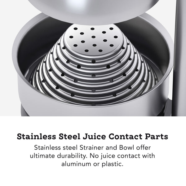 Make fresh, vitamin-packed juice without electricity! The Tribest Professional Cancan Manual Juice Press extracts maximum flavor from fruits & veggies (citrus, tomatoes). Enjoy healthy drinks, reduce waste, & boost your well-being. Shop now & get free shipping!