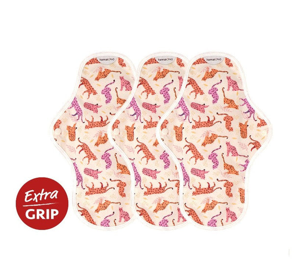 Organic Reusable Cloth Pads – 3 Medium Pads | hannah