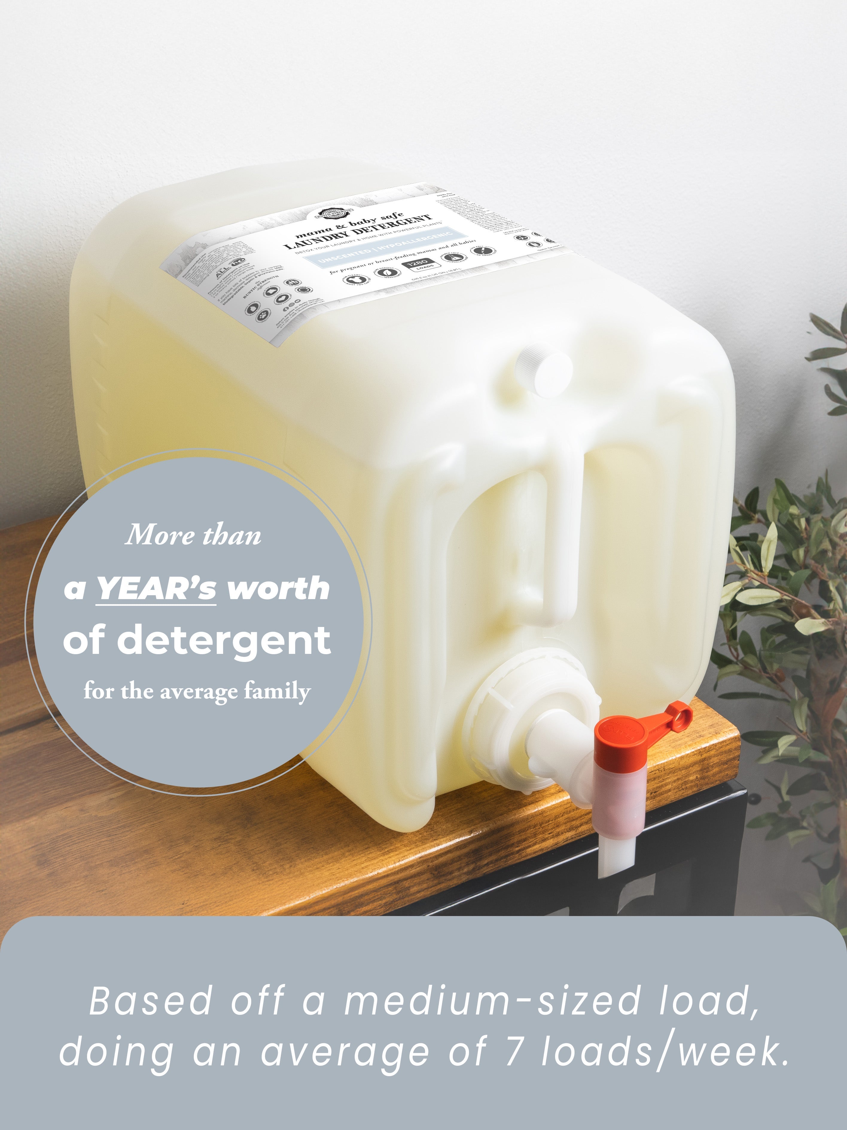 Gentle & Effective Laundry Detergent | Mama & Baby Safe, Hypoallergenic
