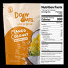 Dozy Oats Mango Coconut overnight oats packet with real dried mango and coconut pieces