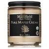 Jar of Mansfield Maple 9oz Organic Pure Vermont Maple Cream spread