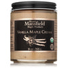 9 oz jar of Mount Mansfield Vanilla Infused Vermont Maple Cream, gluten free