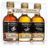 Infused Vermont Maple Syrup Sampler Set with three 50ml bottles of Cinnamon, Coffee Bean, and Vanilla flavors by Mount Mansfield Maple Products
