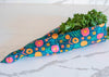 Meli Wraps beeswax food wrap with Fall Bloom floral print used to wrap fresh food