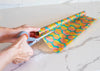 Beeswax wrap bulk roll cut and molded around food storage