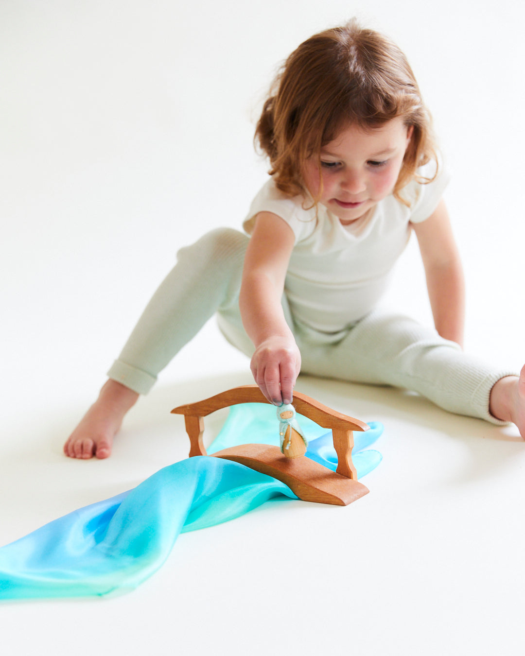 Sarah's Silks Mini Playsilks - Enchanted Collection (5 pcs)! Sensory play, open-ended play. 100% mulberry silk. Safe, natural & educational. 