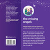 Back cover of The Missing Angels book by Andrew Newman – children's picture book about angels, comfort, and emotional wellbeing